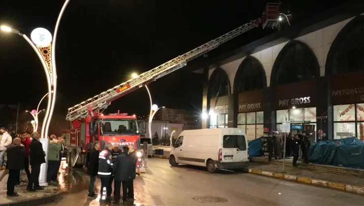 Yozgat Hal ve İş Merkezi’nde Yangın Çıktı